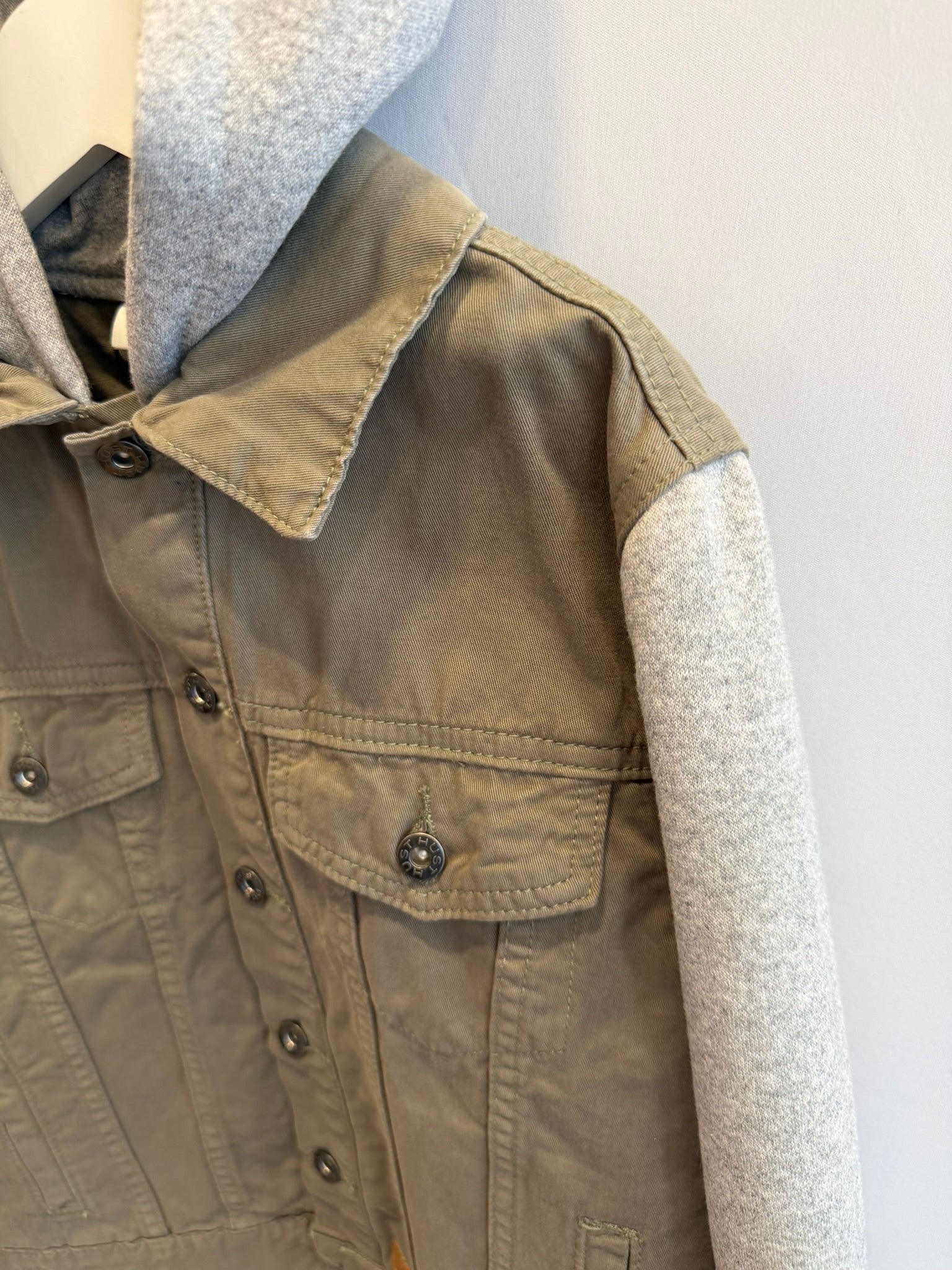 Giacca Jeans con Cappuccio