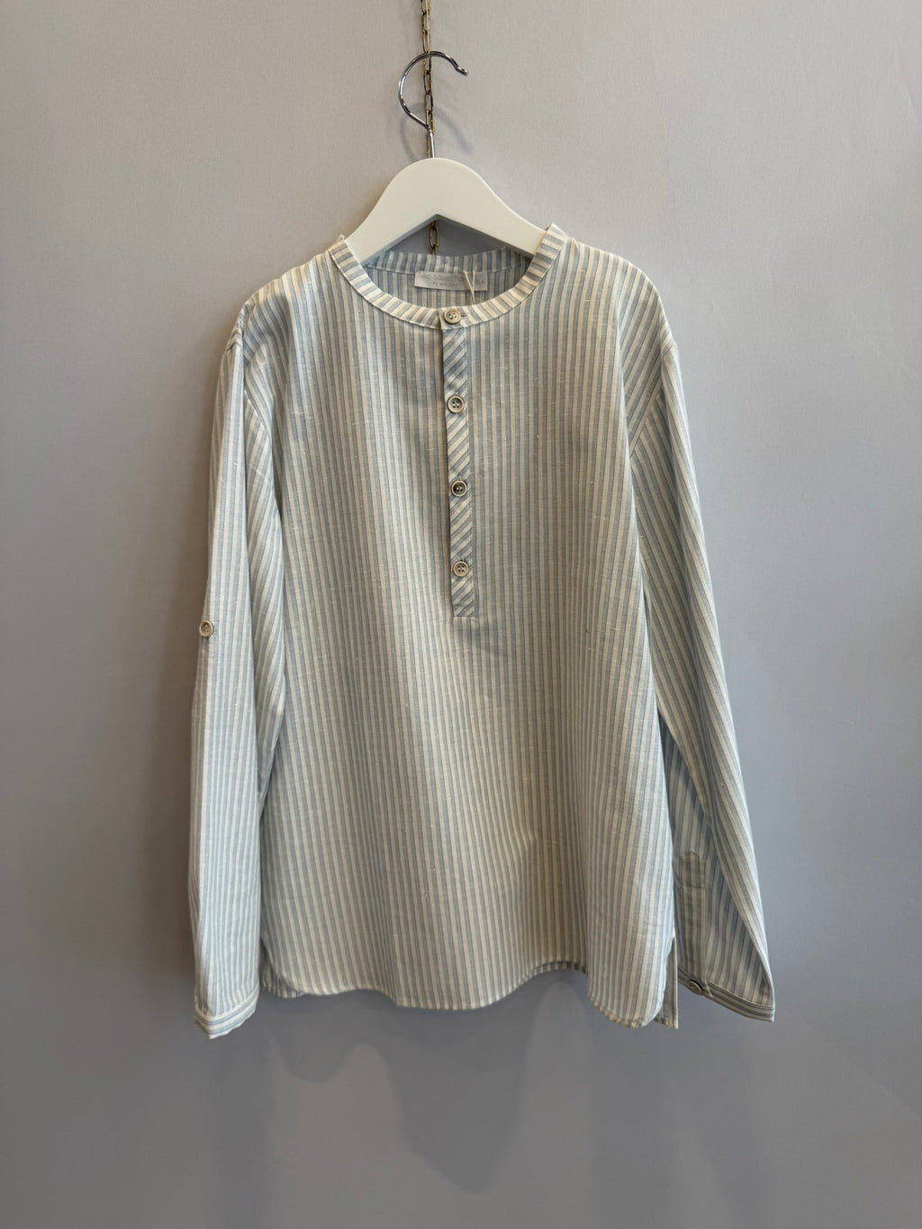 Camicia Righe Azzurre