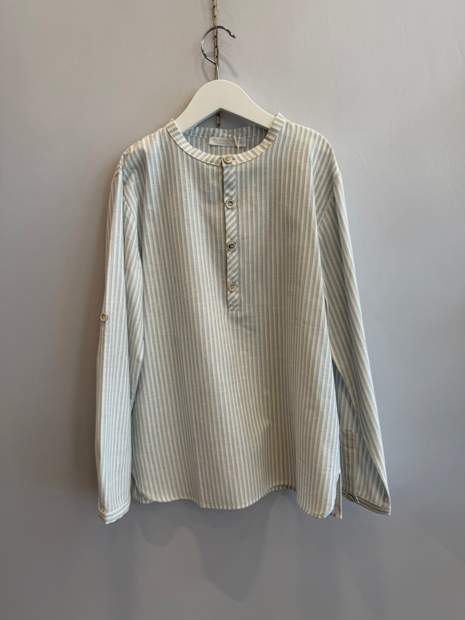 Camicia Righe Azzurre