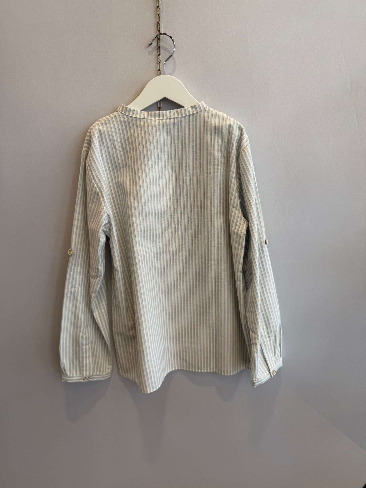 Camicia Righe Azzurre