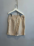 Short Beige con bottone
