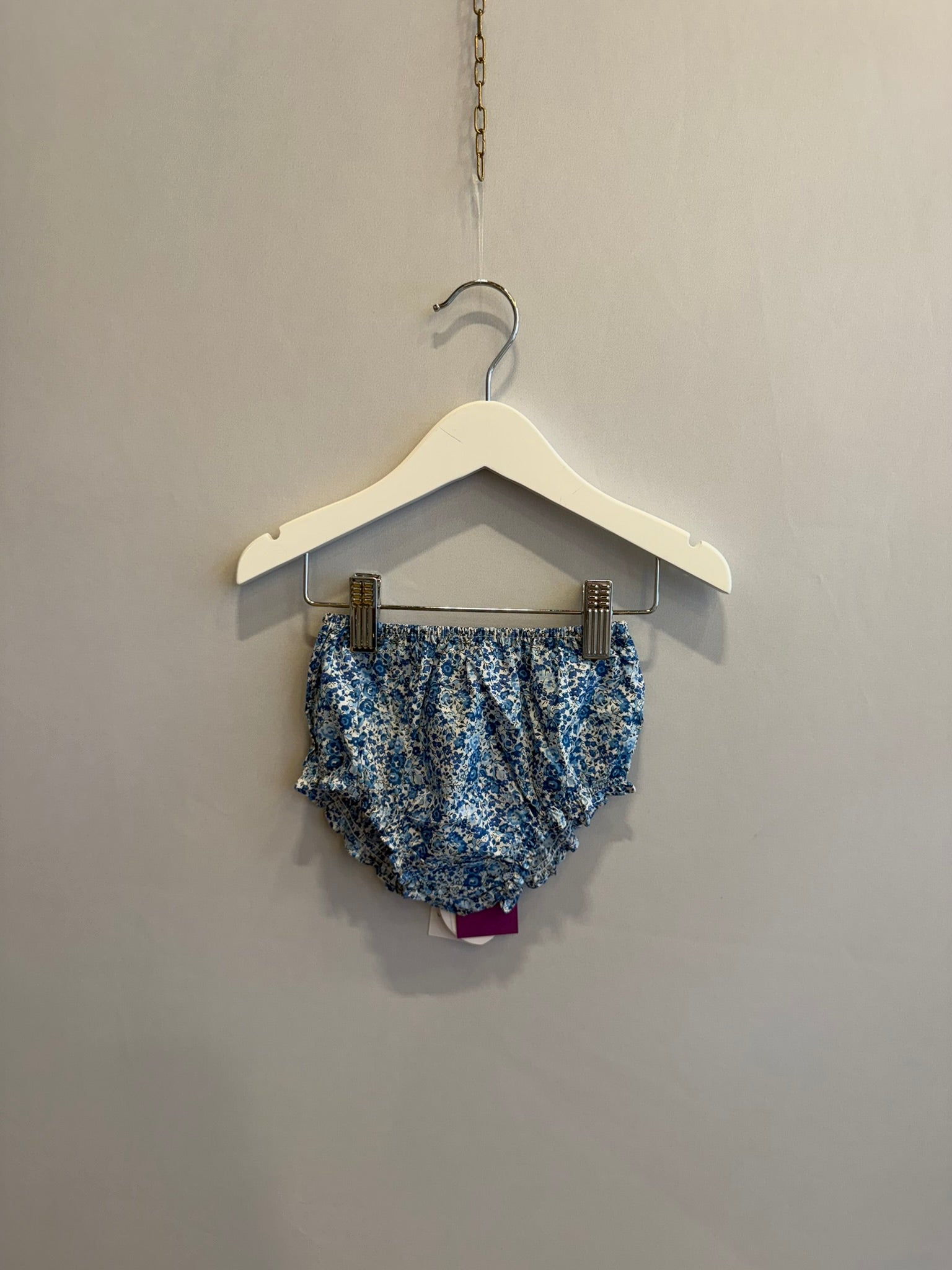 Copripannolino Liberty Fiori Blu