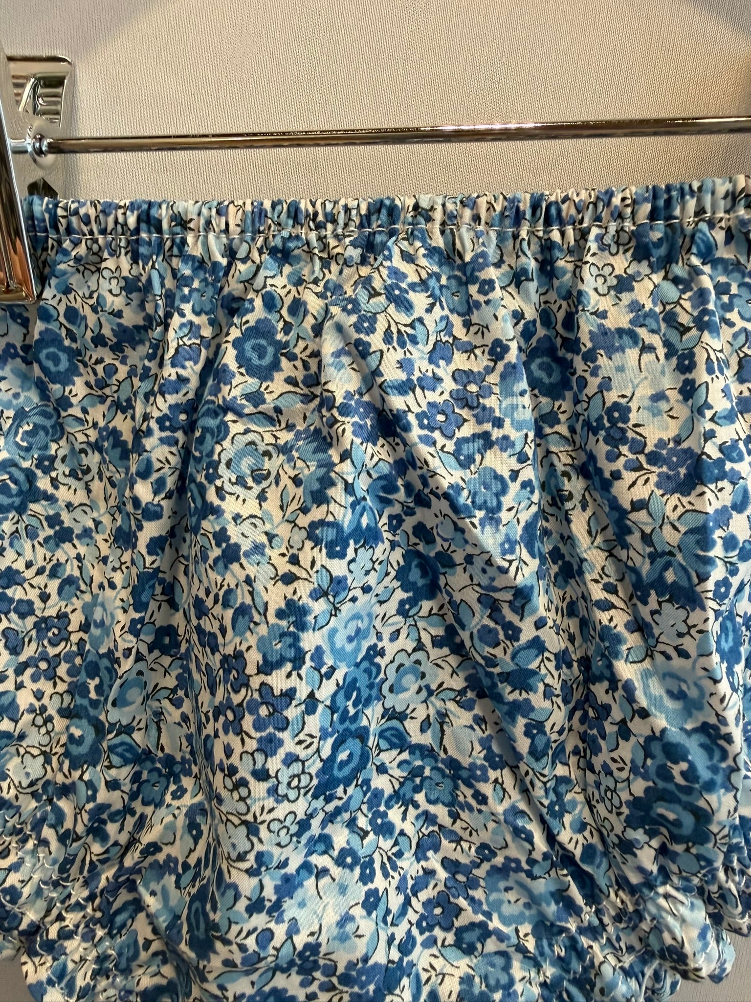 Copripannolino Liberty Fiori Blu
