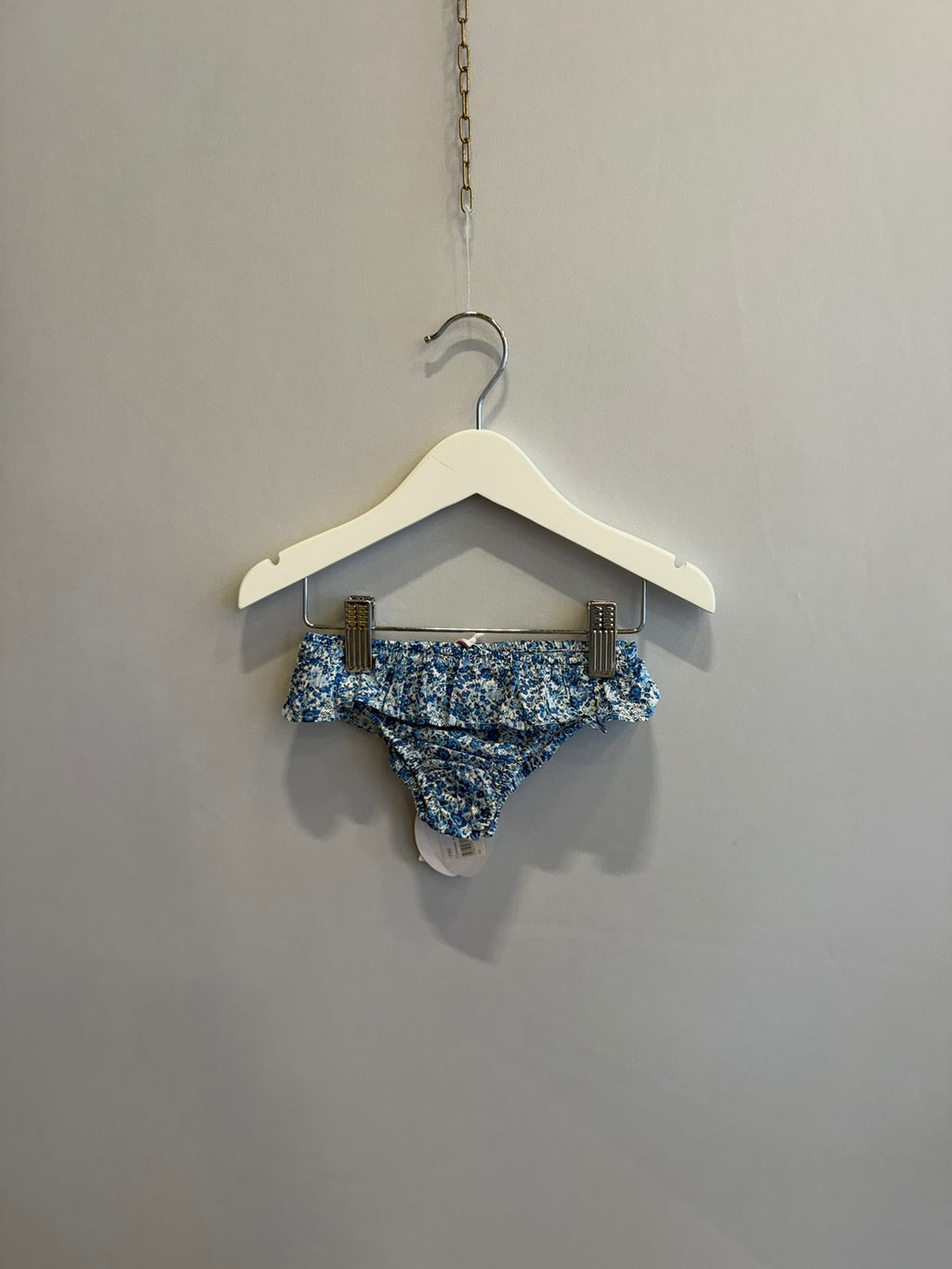 slip in cotone liberty fiori blu