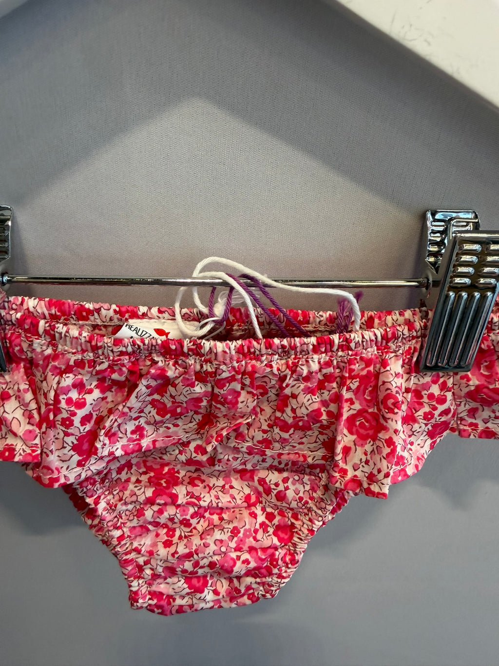 slip in cotone liberty lampone