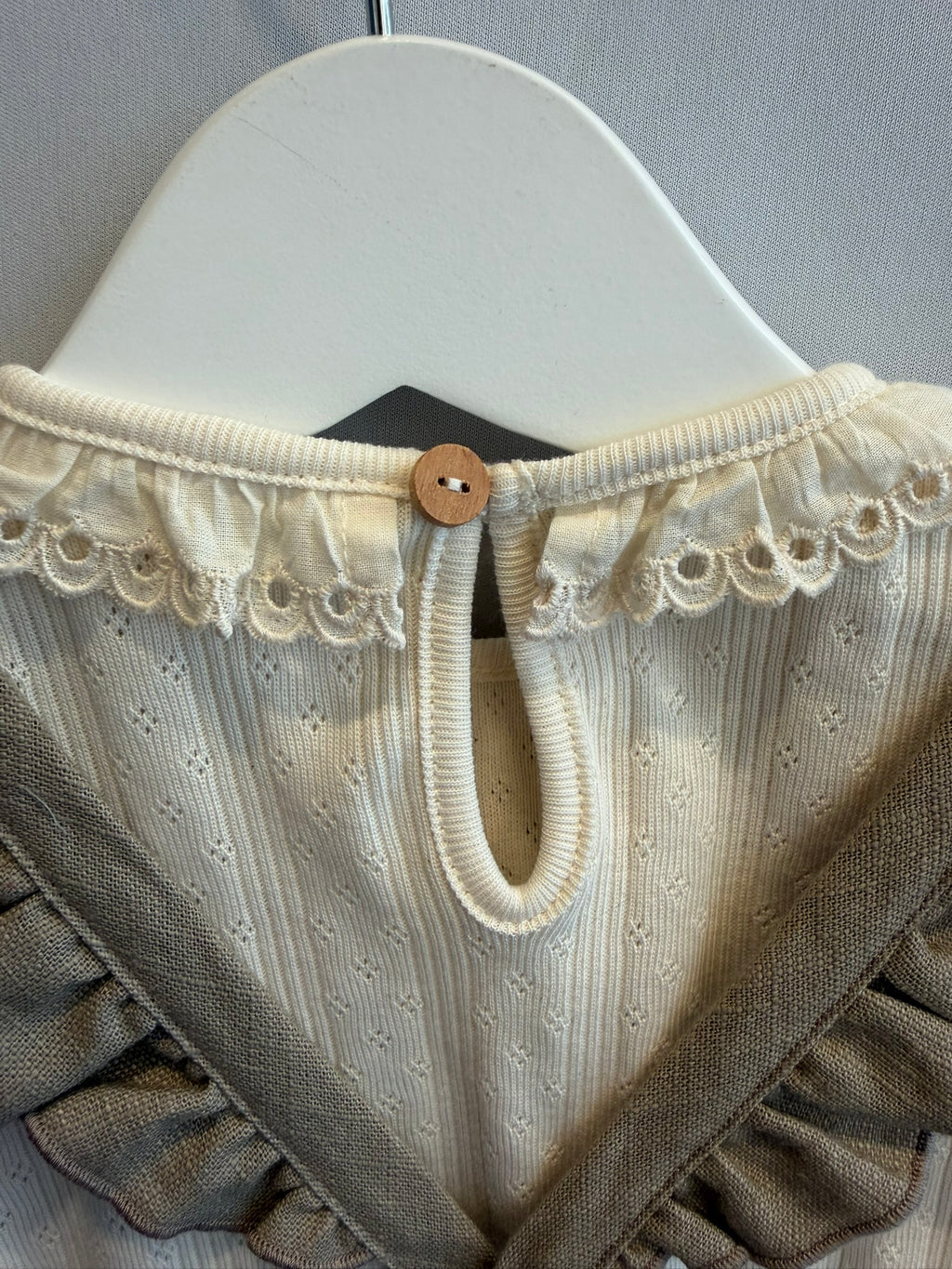 Completo T-shirt e Pagliaccetto, cotone e lino