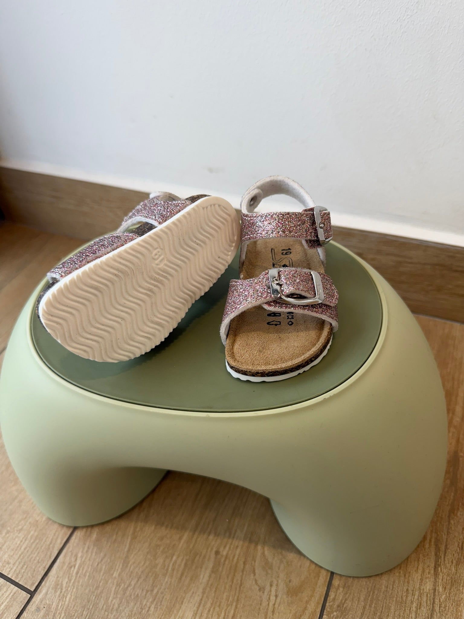 Sandali Glitter Rosa - Casual con Plantare