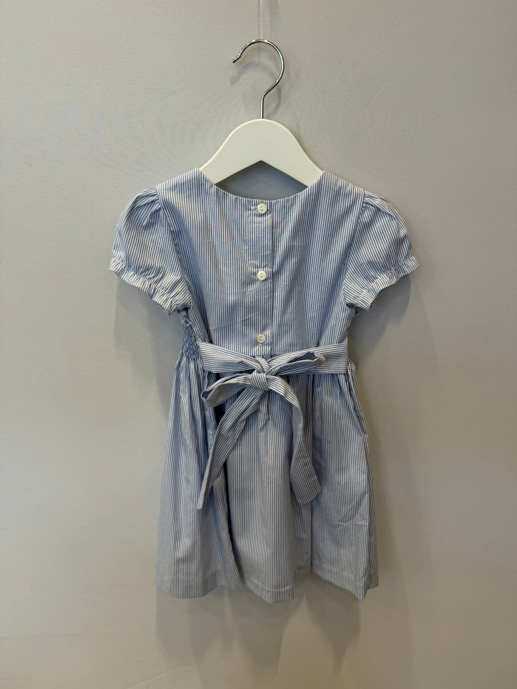 Abito a Righe Bianco e Azzurro