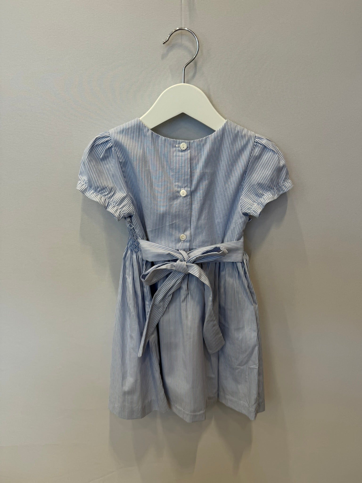 Abito a Righe Bianco e Azzurro