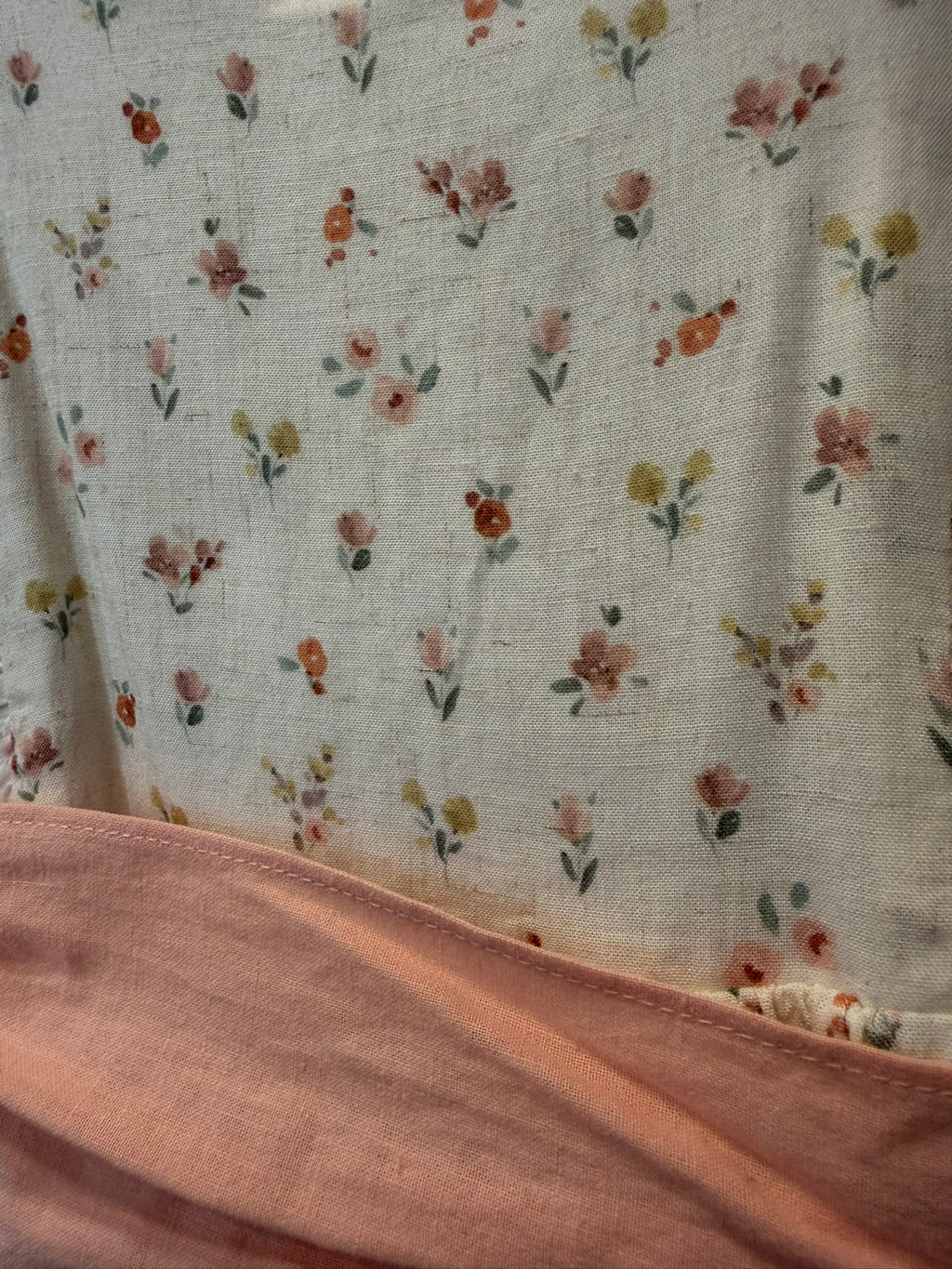 Abito a Fiori con Cinta doppia
