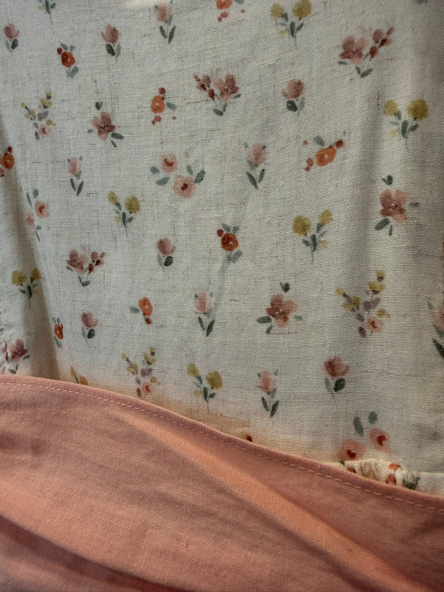 Abito a Fiori con Cinta doppia