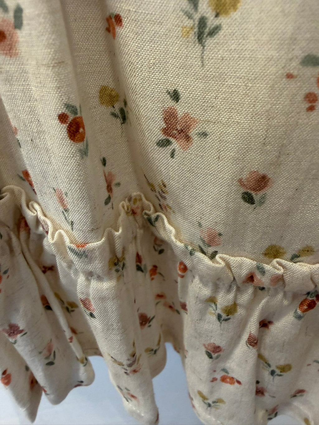 Abito a Fiori con Cinta doppia
