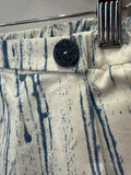 Pantaloncino bianco e blu