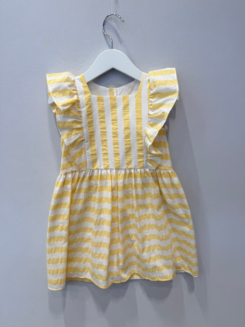 Abito Righe Giallo