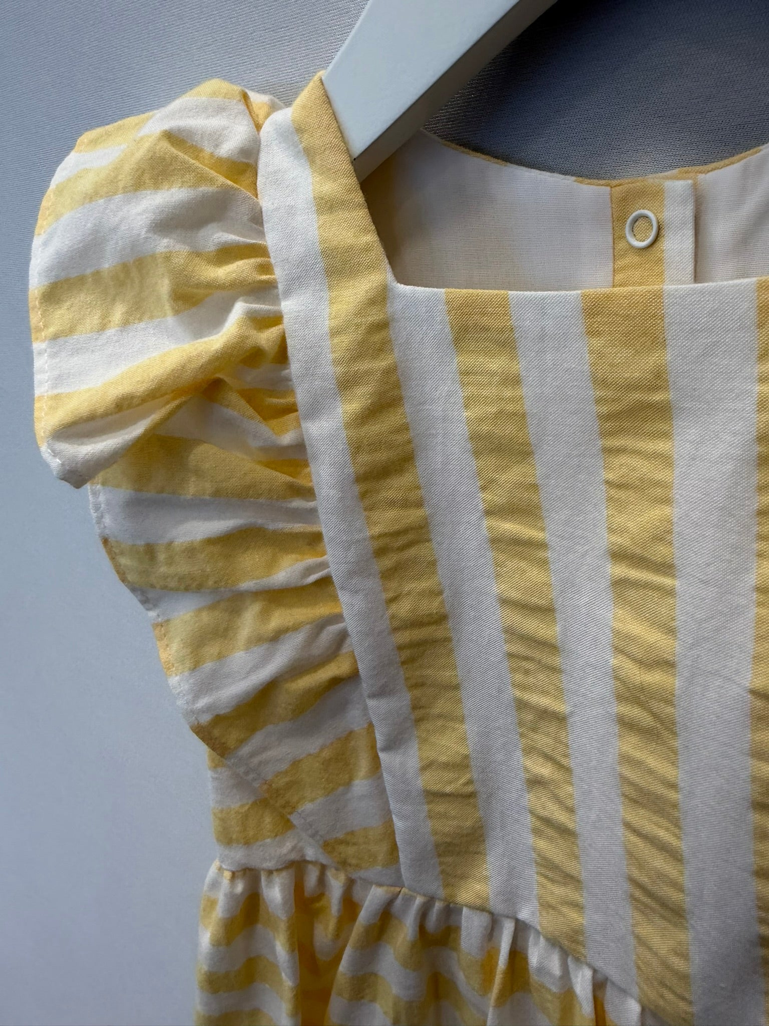 Abito Righe Giallo