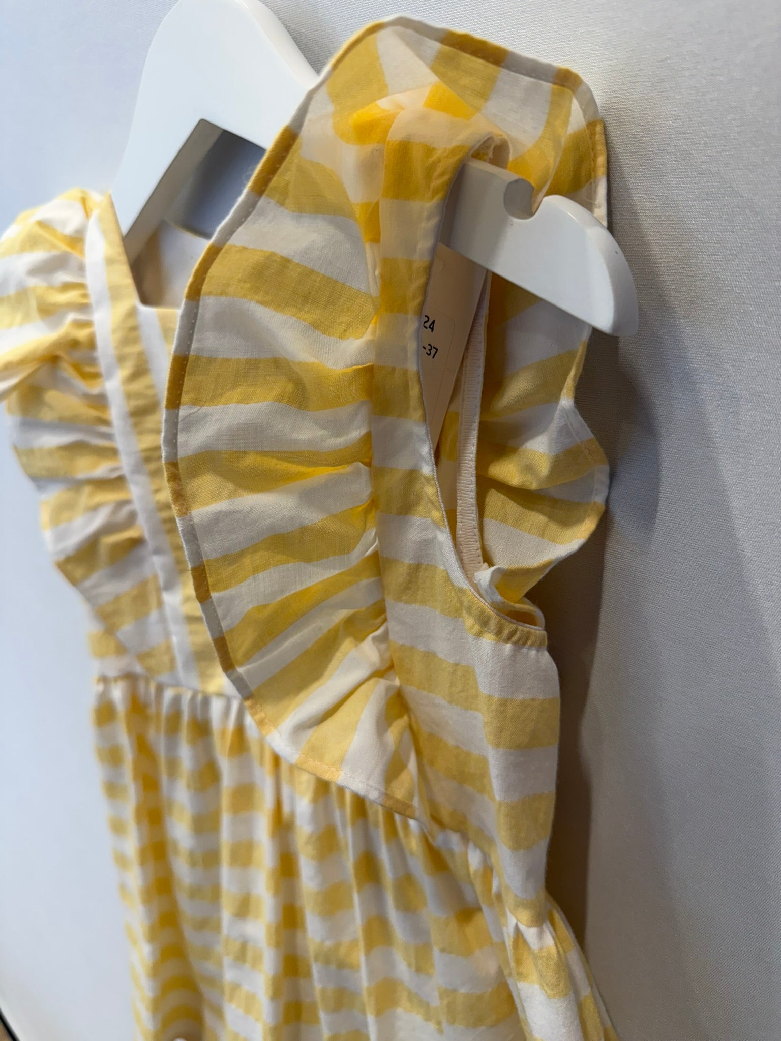 Abito Righe Giallo