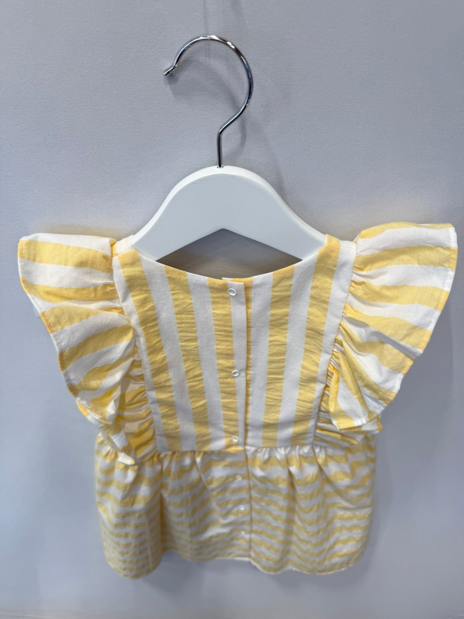 Abito Righe Giallo