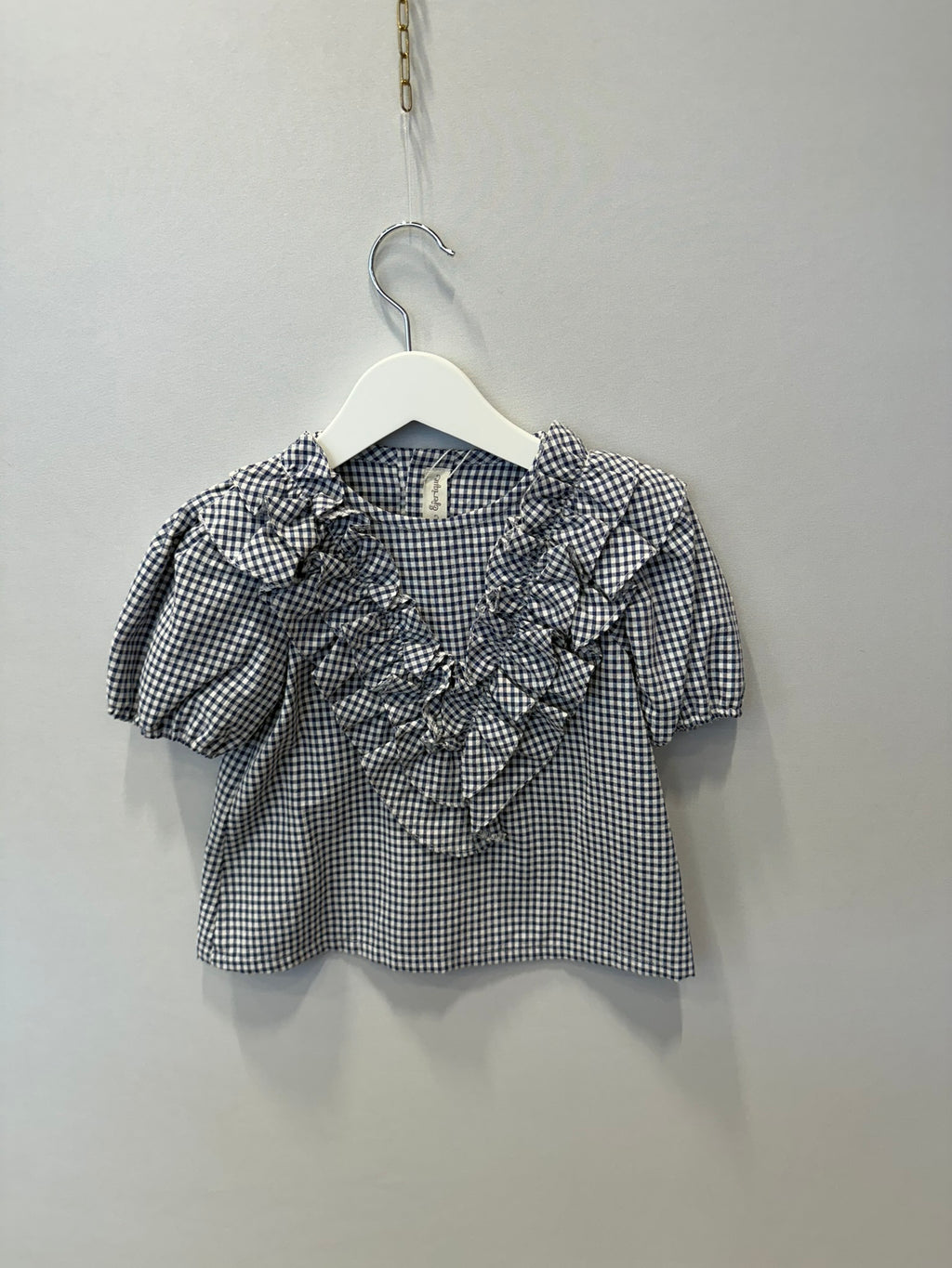 Camicia Vichy Bianco/Blu
