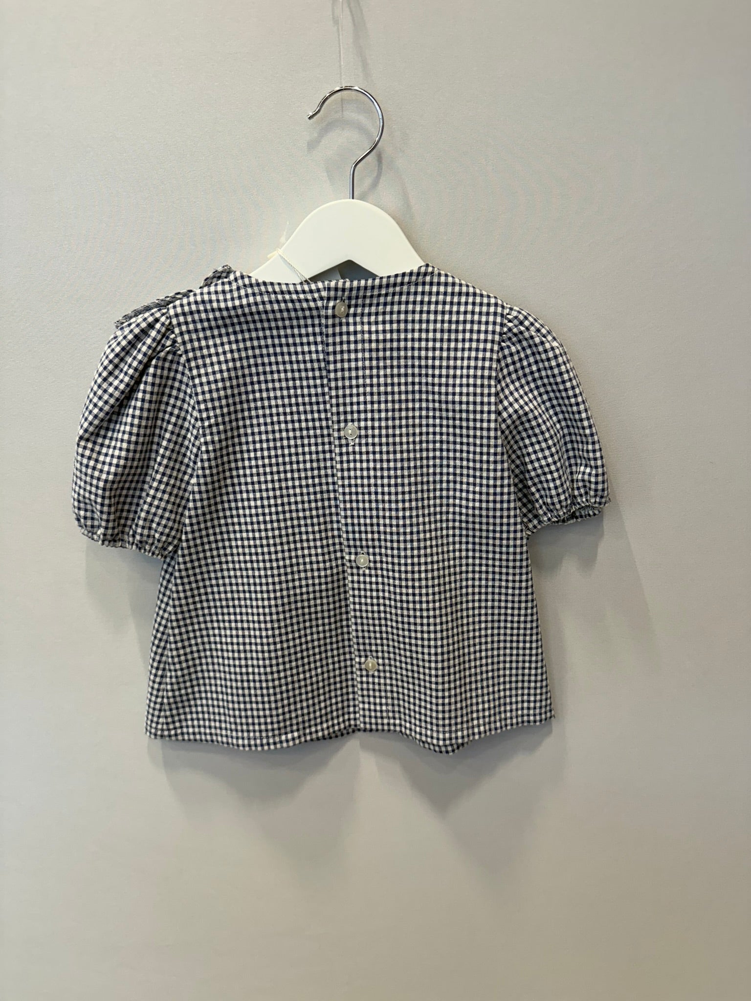 Camicia Vichy Bianco/Blu