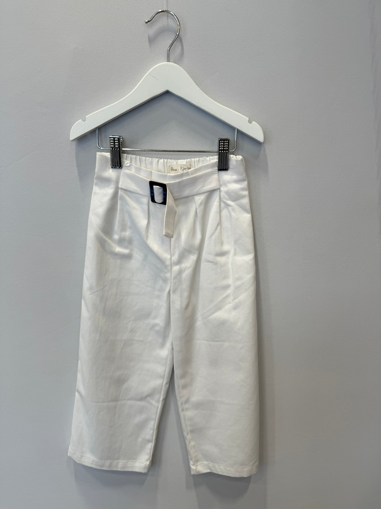 Pantalone Cotone Bianco