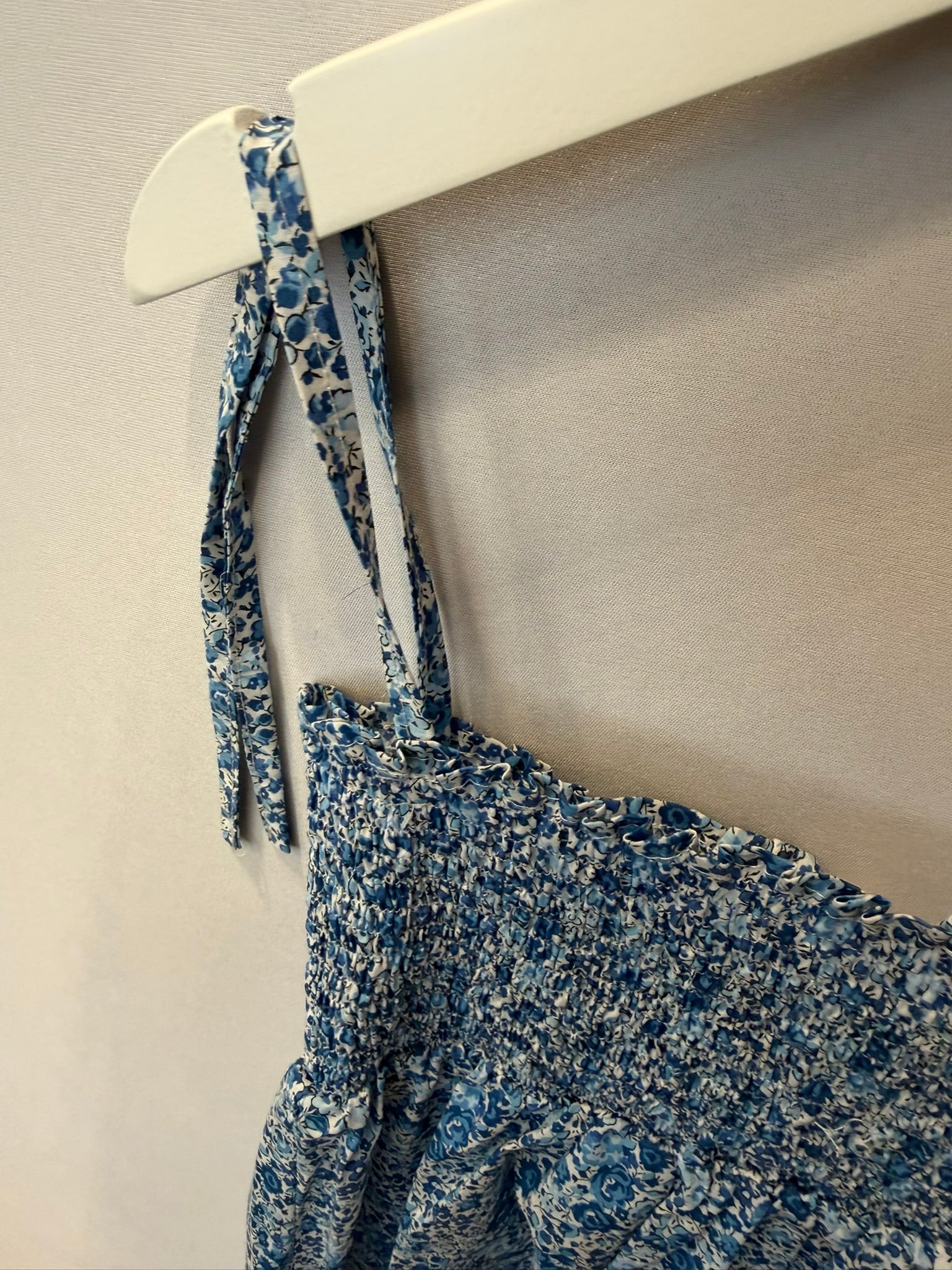 Prendisole in Liberty Blu