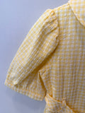 Abito Vichy Giallo