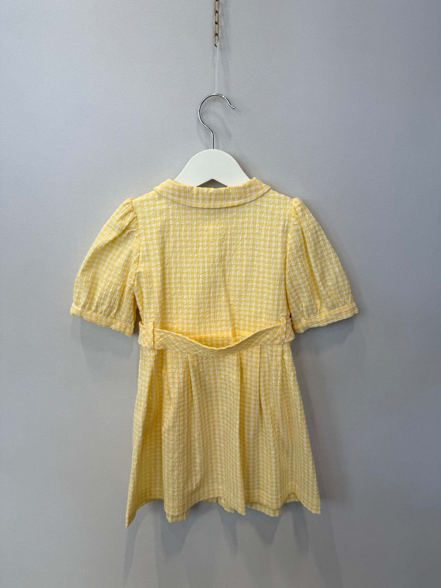Abito Vichy Giallo