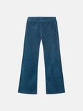 Pantalone ciliglia blu petrolio