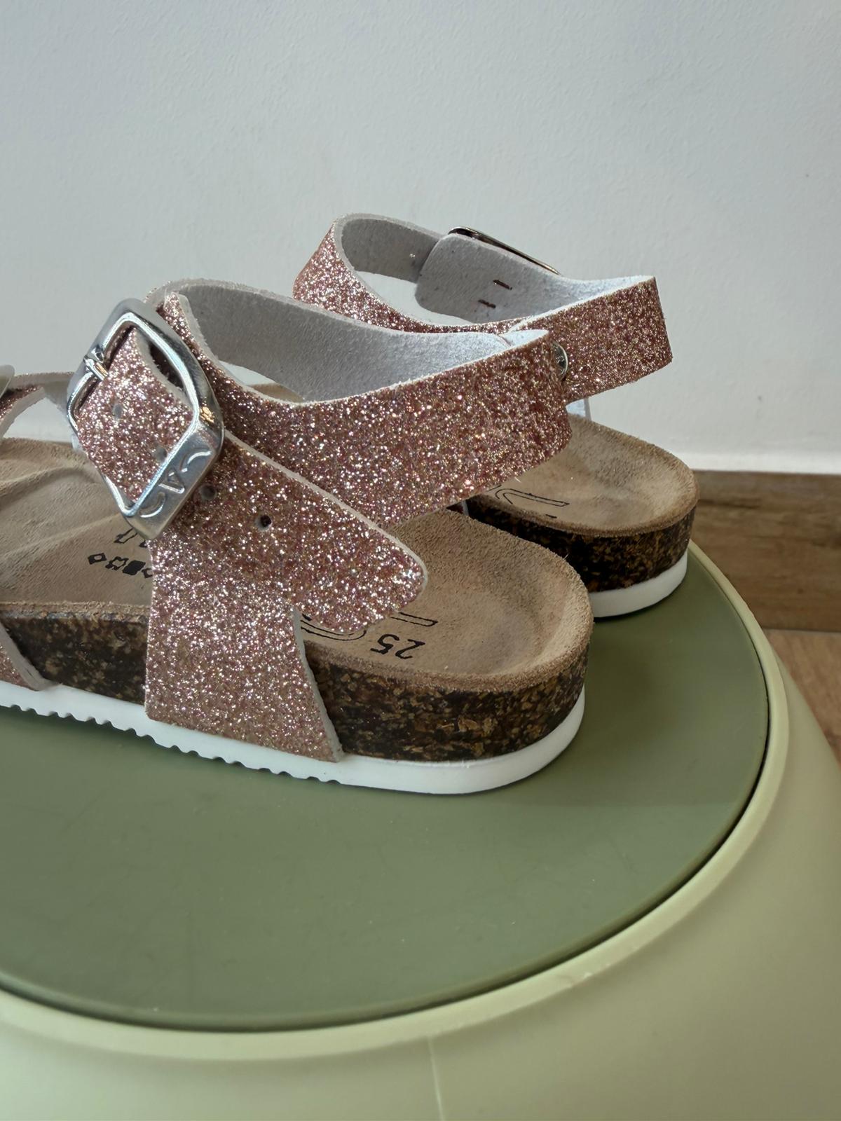 Sandali Glitter Rosa - Casual con Plantare