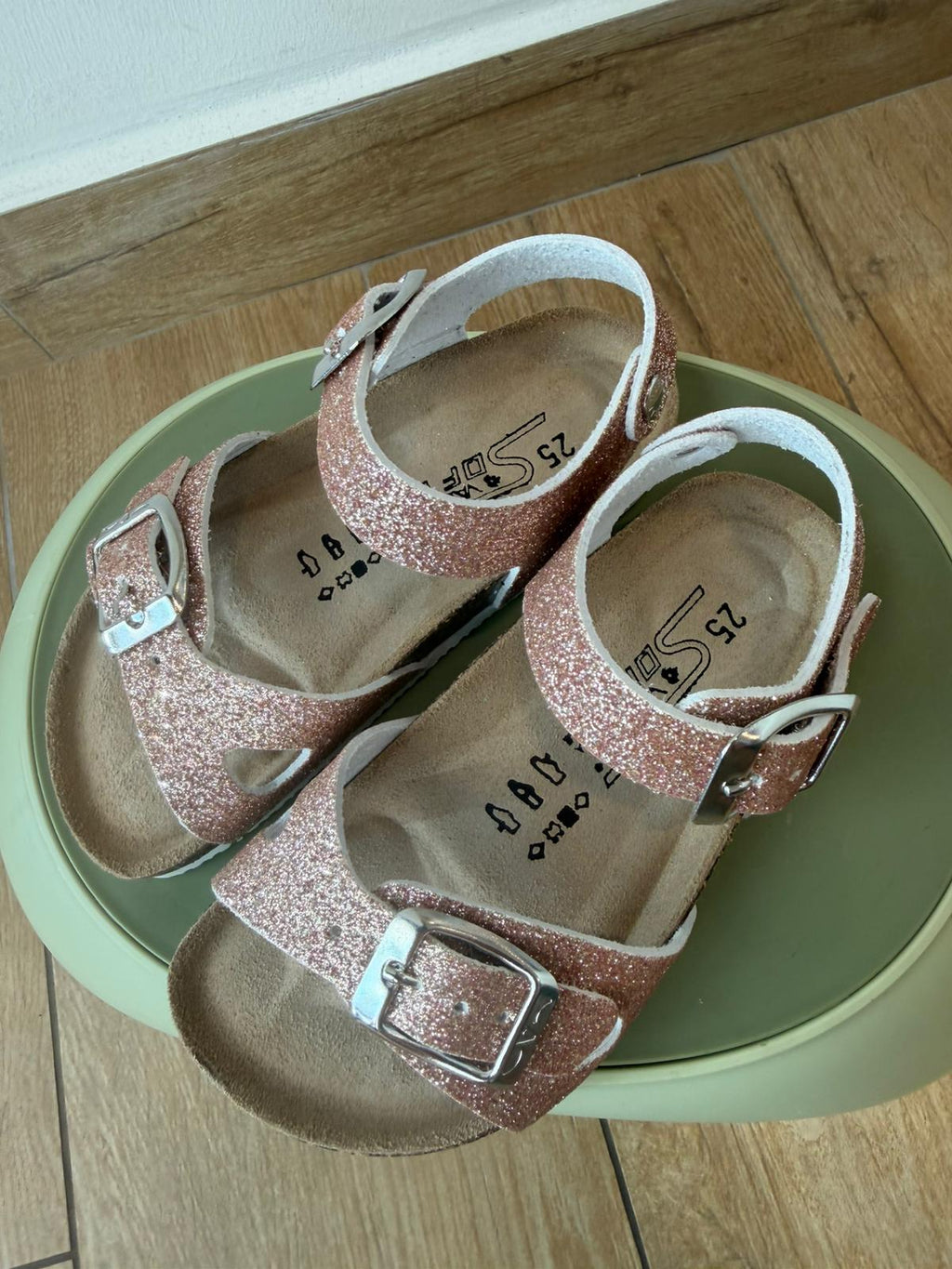 Sandali Glitter Rosa - Casual con Plantare