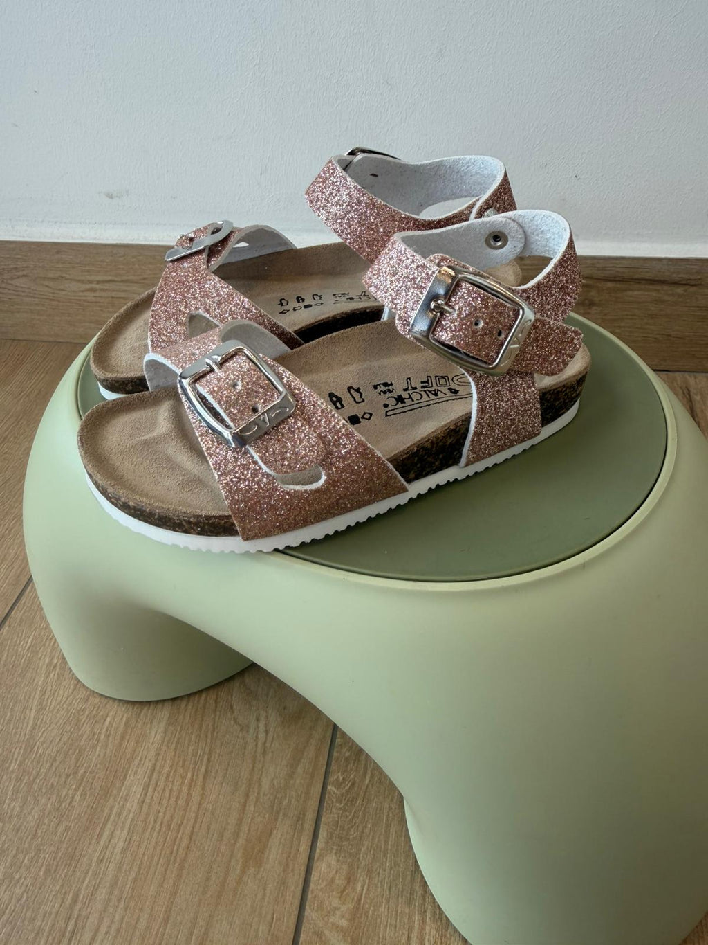 Sandali Glitter Rosa - Casual con Plantare